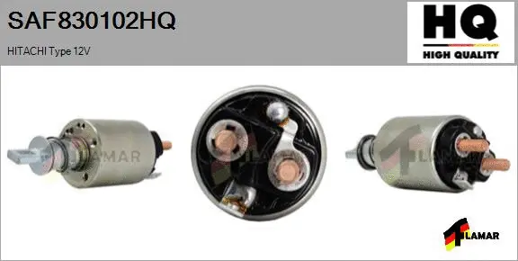 Solenoid Switch, starter (SAF830102HQ)