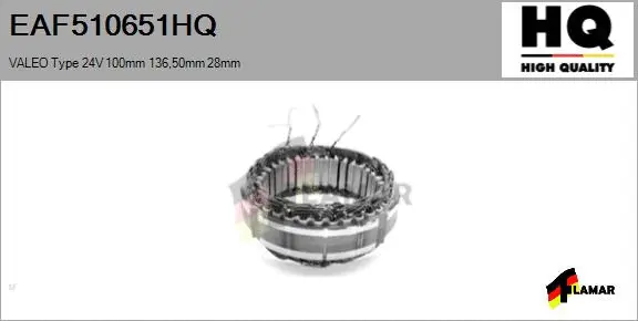 Stator, alternator (EAF510651HQ)