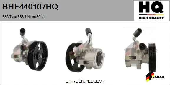 Hydraulic Pump, steering (BHF440107HQ)