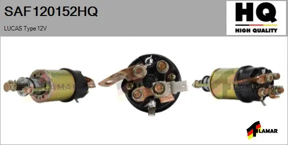 Solenoid Switch, starter (SAF120152HQ)