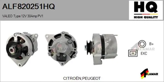 Alternator (ALF820251HQ)