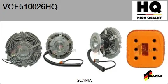 Clutch, radiator fan (VCF510026HQ)