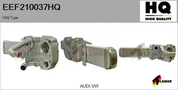 Cooler, exhaust gas recirculation (EEF210037HQ)
