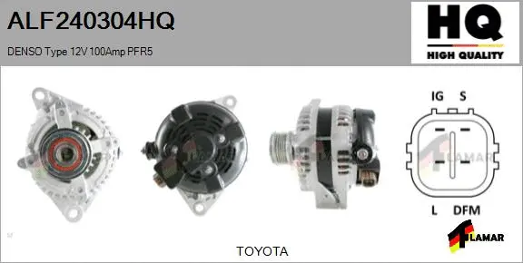 Alternator (ALF240304HQ)