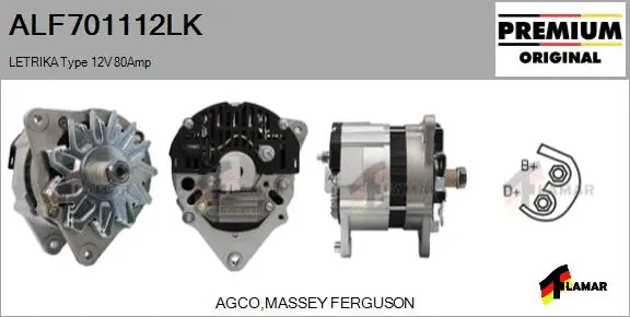 Alternator (ALF701112LK)