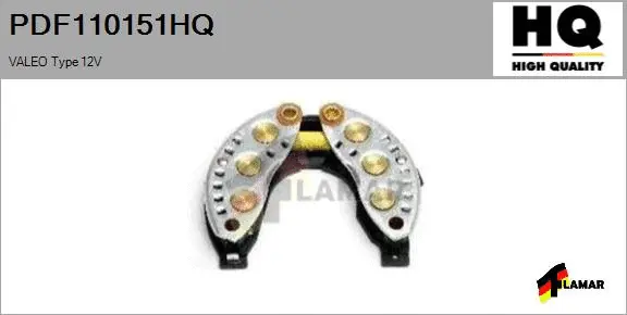 Rectifier, alternator (PDF110151HQ)