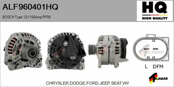 Alternator (ALF960401HQ)
