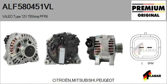 Alternator (ALF580451VL)