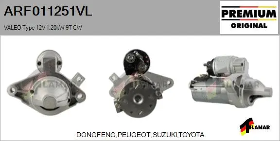 Starter (ARF011251VL)