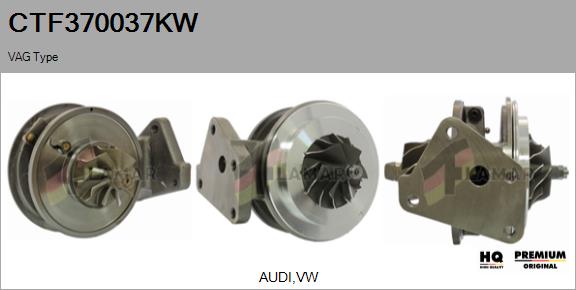 Core assembly, turbocharger (CTF370037KW)