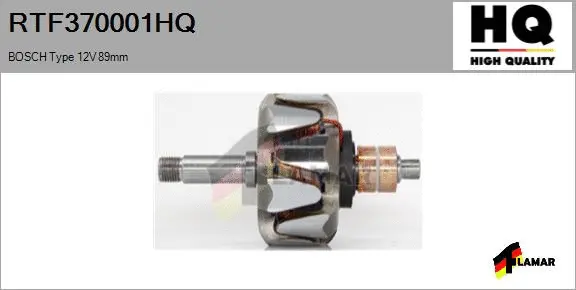 Rotor, alternator (RTF370001HQ)