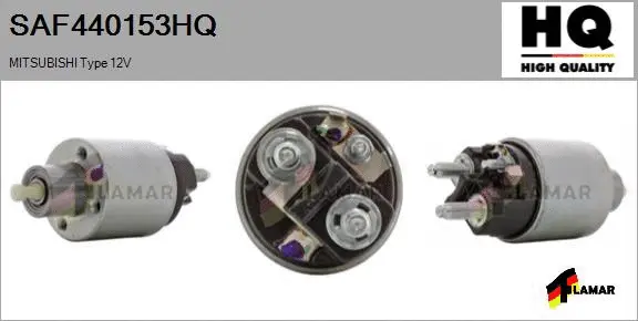 Solenoid Switch, starter (SAF440153HQ)