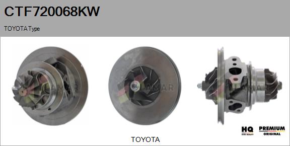 Core assembly, turbocharger (CTF720068KW)