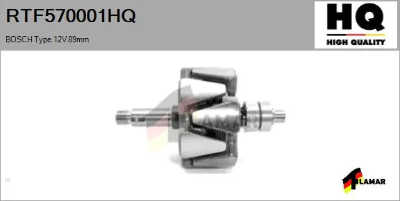 Rotor, alternator (RTF570001HQ)