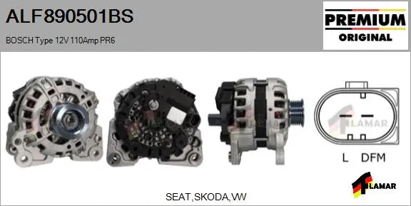 Alternator (ALF890501BS)