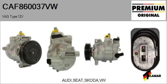 Compressor, air conditioning (CAF860037VW)