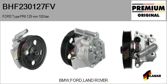 Hydraulic Pump, steering (BHF230127FV)