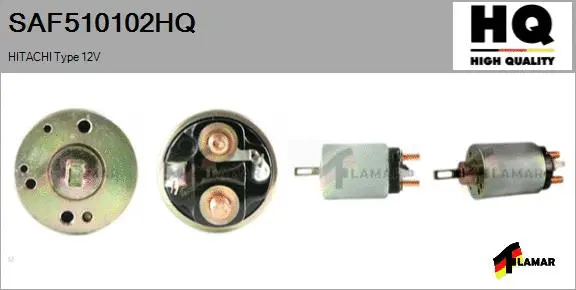 Solenoid Switch, starter (SAF510102HQ)