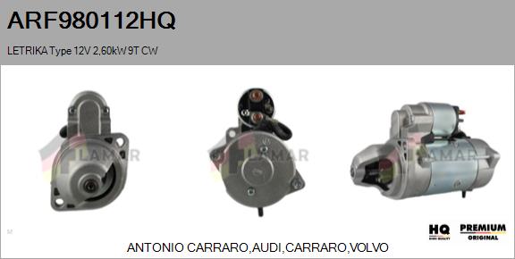Starter (ARF980112HQ)
