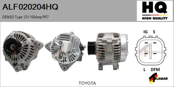 Alternator (ALF020204HQ)