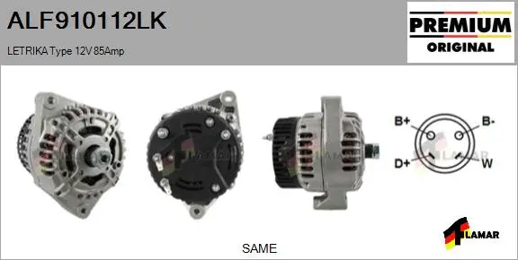 Alternator (ALF910112LK)