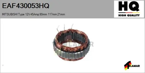 Stator, alternator (EAF430053HQ)