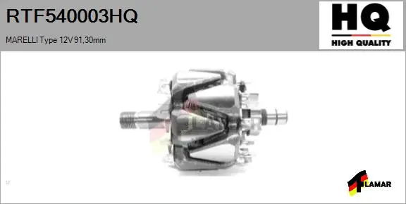 Rotor, alternator (RTF540003HQ)