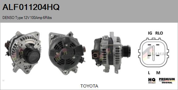 Alternator (ALF011204HQ)