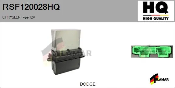 Resistor, interior blower (RSF120028HQ)