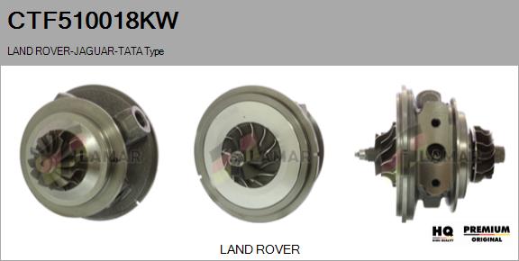 Core assembly, turbocharger (CTF510018KW)