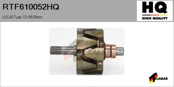 Rotor, alternator (RTF610052HQ)