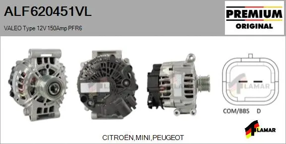Alternator (ALF620451VL)