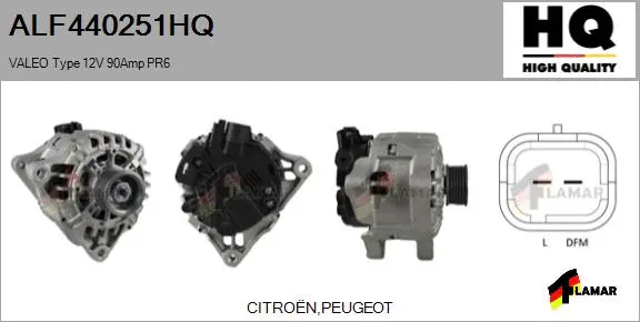 Alternator (ALF440251HQ)