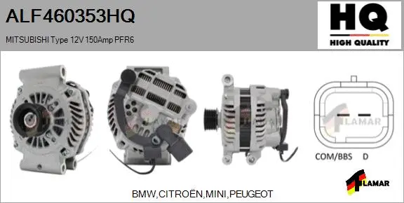 Alternator (ALF460353HQ)