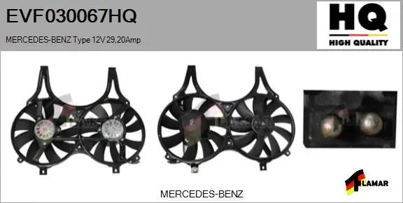 Electric Motor, radiator fan (EVF030067HQ)
