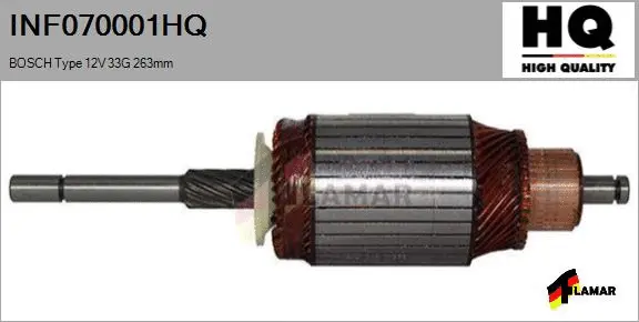Armature, starter (INF070001HQ)