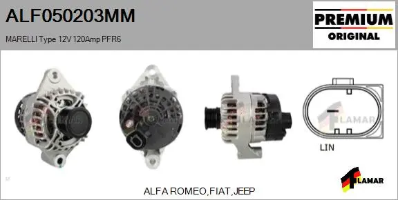 Alternator (ALF050203MM)