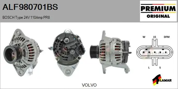 Alternator (ALF980701BS)
