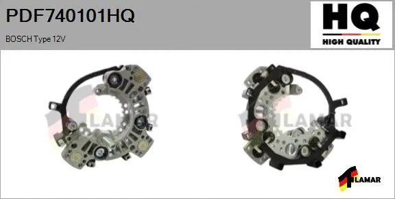 Rectifier, alternator (PDF740101HQ)