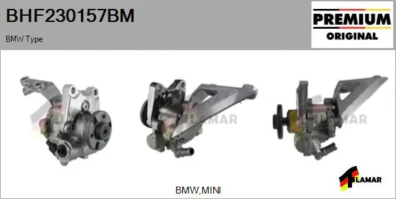 Hydraulic Pump, steering (BHF230157BM)