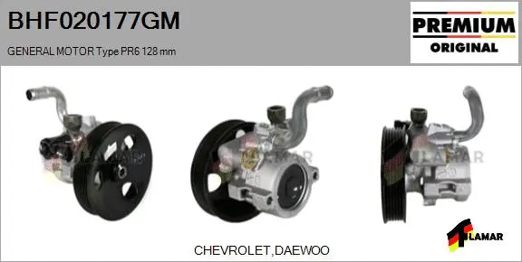 Hydraulic Pump, steering (BHF020177GM)