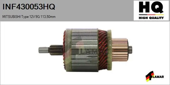 Armature, starter (INF430053HQ)