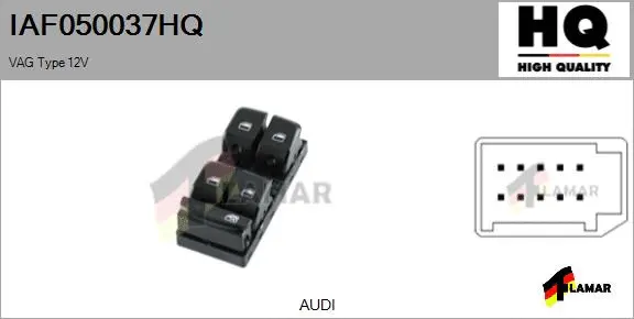 Switch, window regulator (IAF050037HQ)