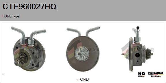 Core assembly, turbocharger (CTF960027HQ)