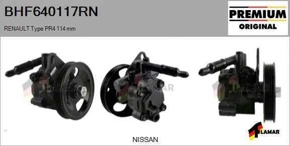 Hydraulic Pump, steering (BHF640117RN)