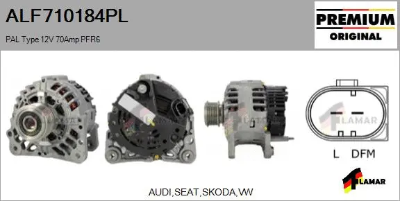 Alternator (ALF710184PL)