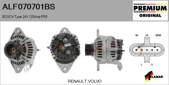 Alternator (ALF070701BS)