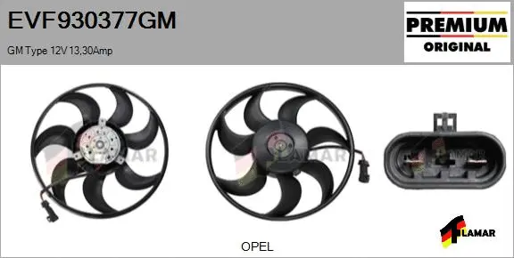 Fan, engine cooling (EVF930377GM)