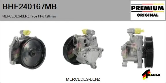 Hydraulic Pump, steering (BHF240167MB)
