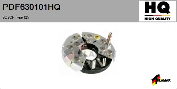 Rectifier, alternator (PDF630101HQ)